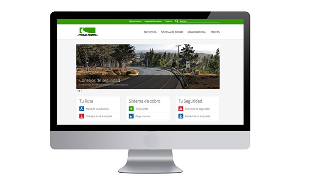 Autopista Litoral Central estrena sitio web con nueva plataforma para sus usuarios